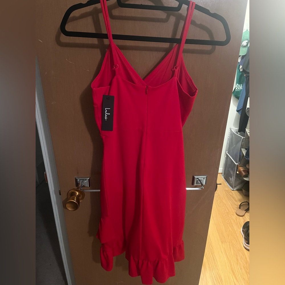 Red bodycon Lulus dress NEVER WORN - M - Picture 3 of 7